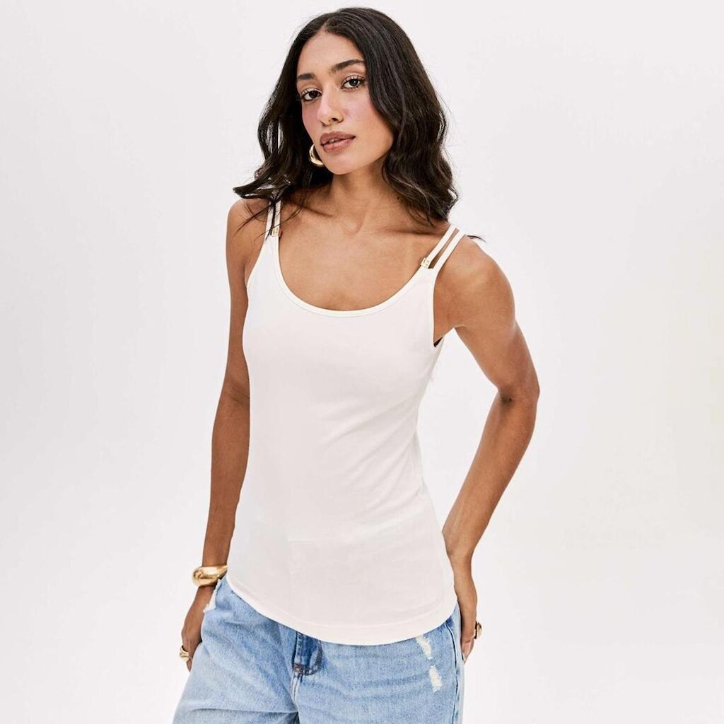 Blusa Lança Perfume Alças Feminino