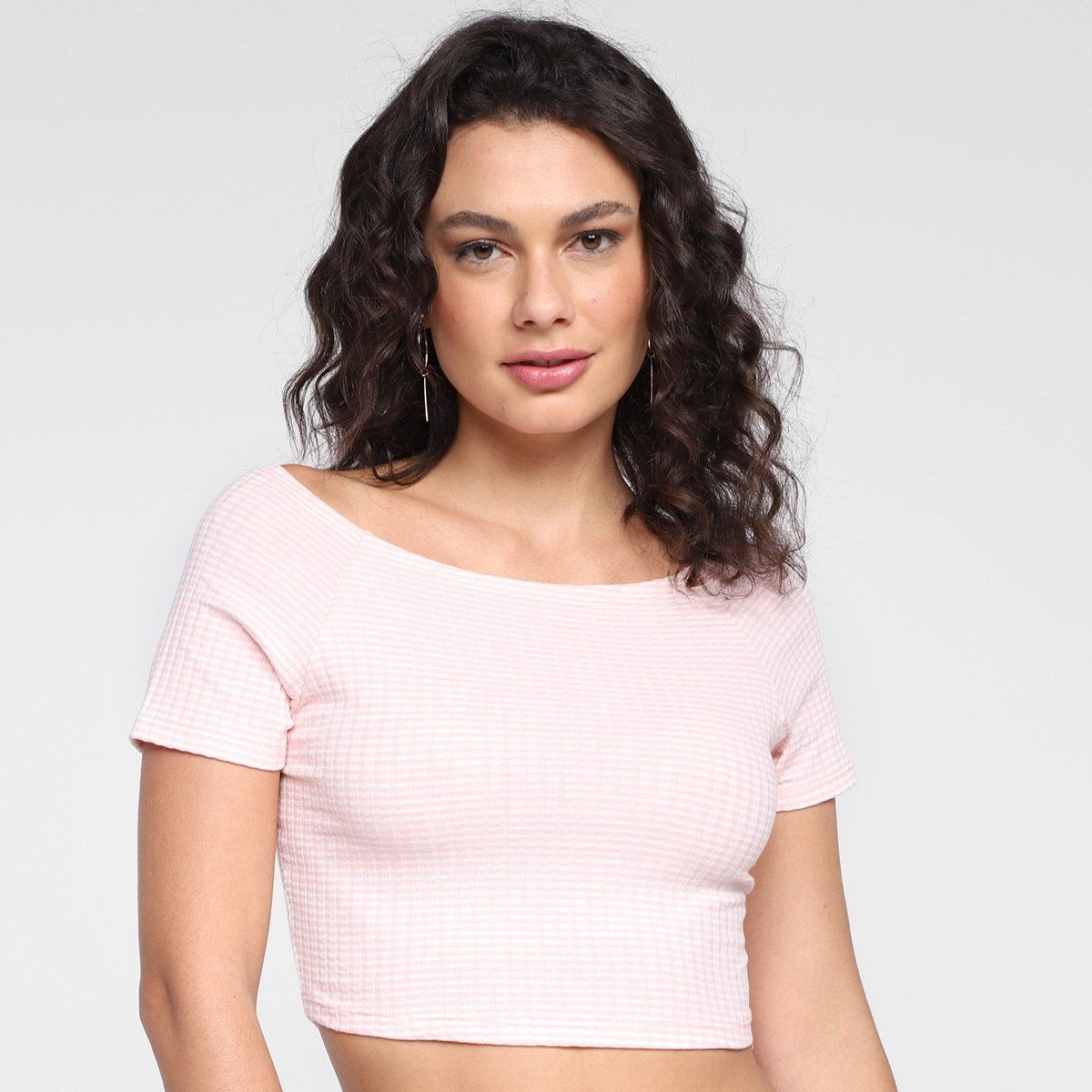 Blusa Lecimar Cropped Xadrez Feminina Menor preço em Blusa Lecimar Cropped Xadrez Feminina