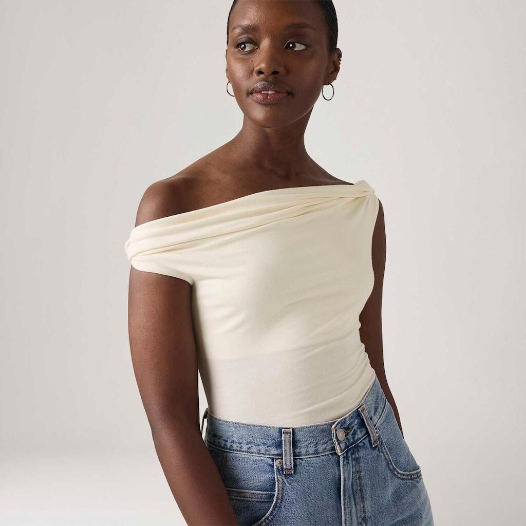 Blusa Levi's Tori Twisted Clean Branca Feminina
