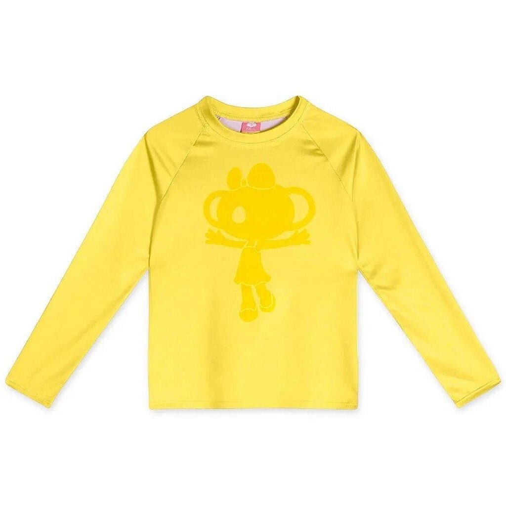 Blusa Lilica Ripilica Proteção Manga Longa Solar Amarelo