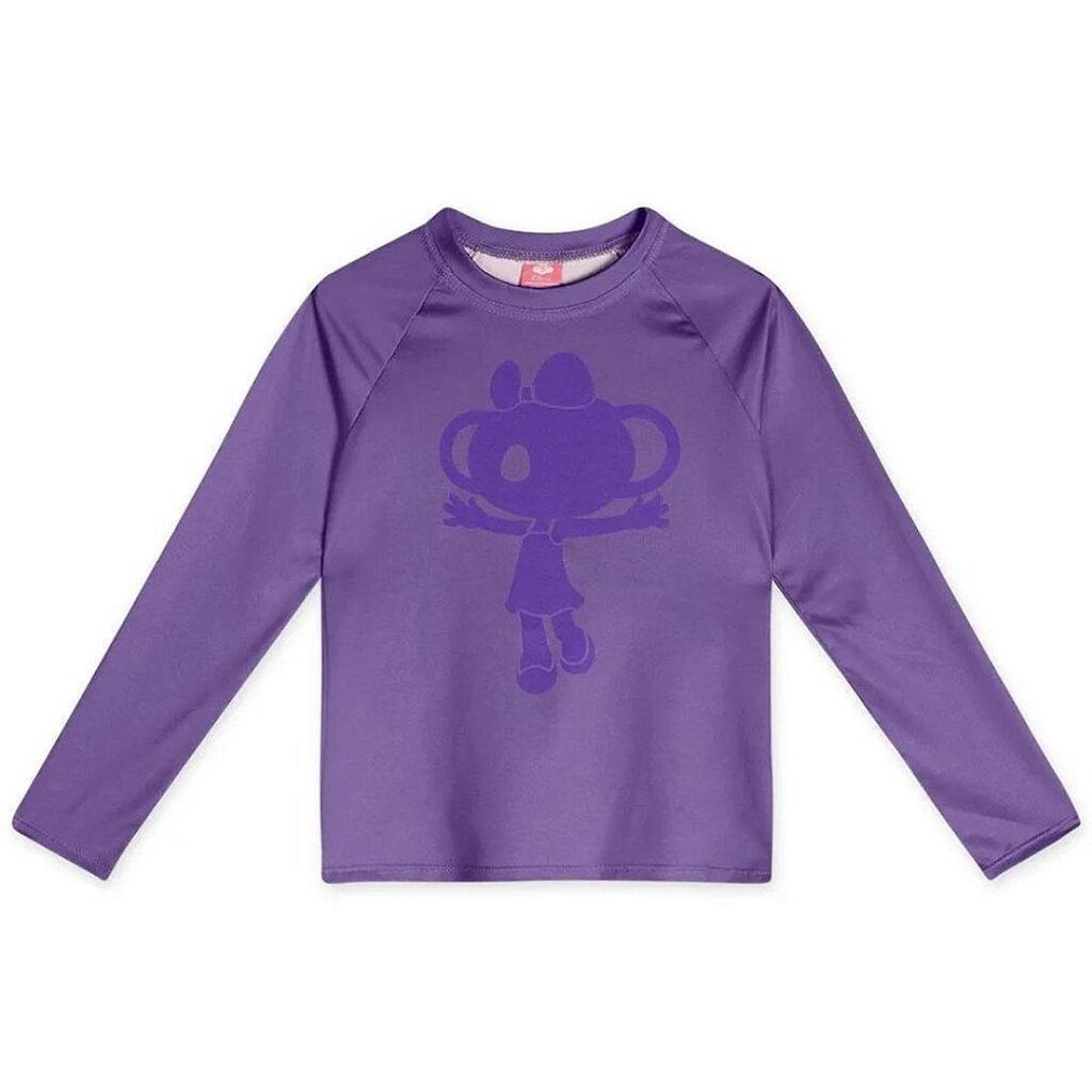 Blusa Lilica Ripilica Proteção Manga Longa Solar Roxo