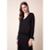 Blusa Lisa Amarração  Vermelho vivo GG - Preto