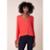 Blusa Lisa Amarração  Vermelho vivo GG - Vermelho
