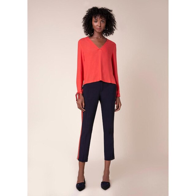 Blusa Lisa Amarração  Vermelho vivo GG