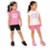 Blusa listrada Make it Fun Elian - Rosa
