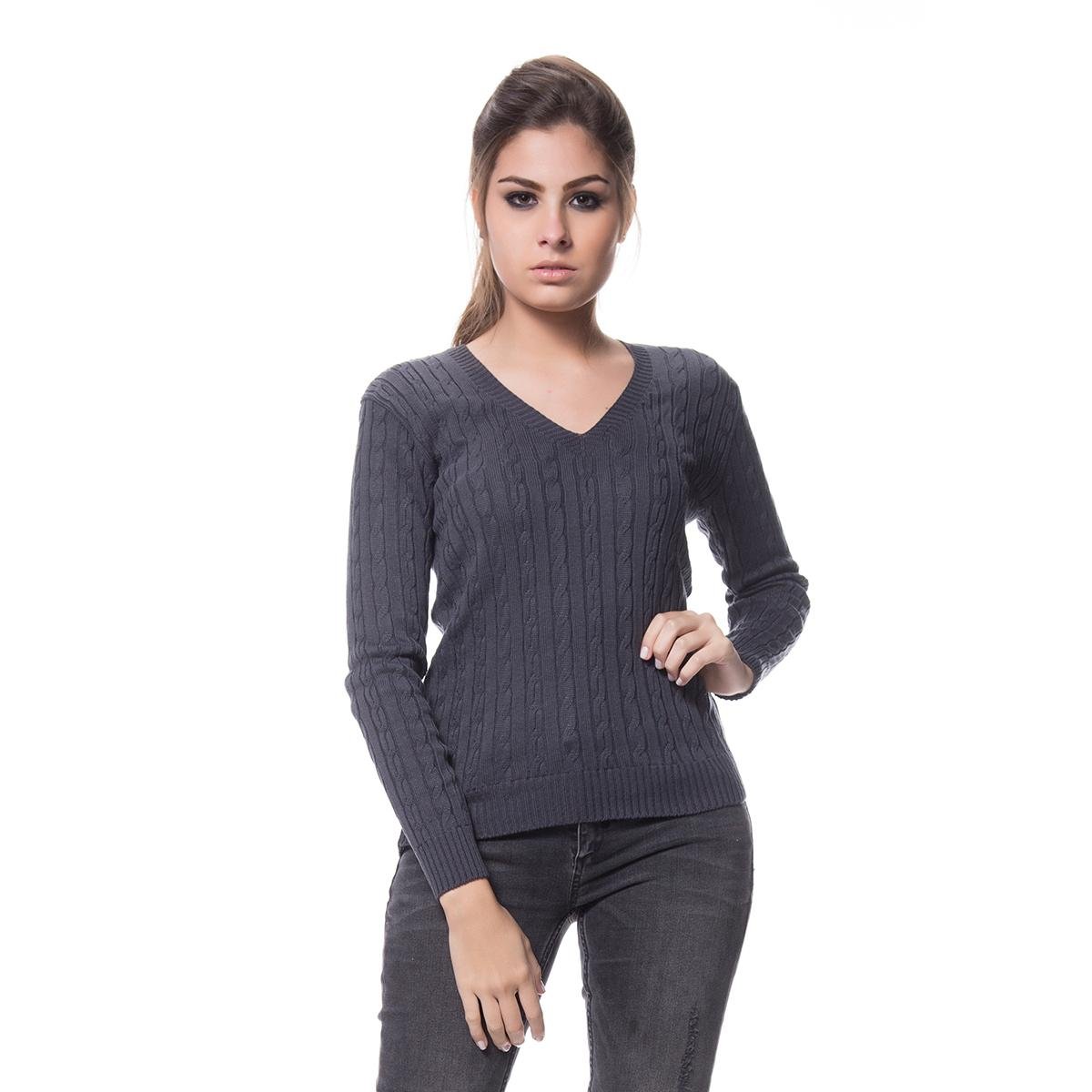 blusa de tricot basica