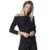 Blusa Longa Amazonia Vital Assimétrica Lisa Feminina - Preto
