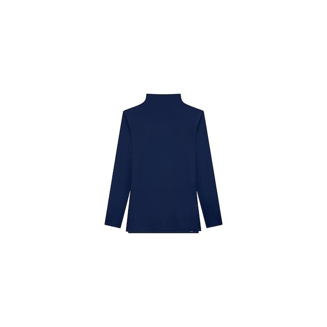 Blusa Lunender Gola Alta Azul Tam. G
