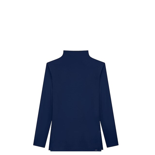 Blusa Lunender Gola Alta Azul Tam. G