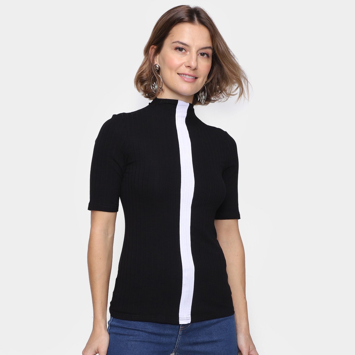 Blusa Malwee Faixa Gola Alta Feminina - Preto é ruim? Blusa Malwee Faixa Gola Alta Feminina - Preto é boa?