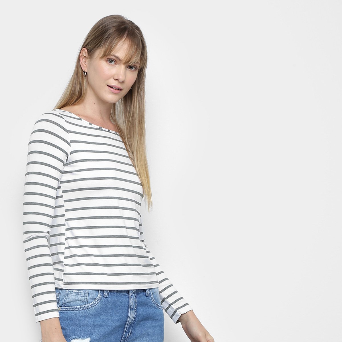blusa malwee manga longa feminina