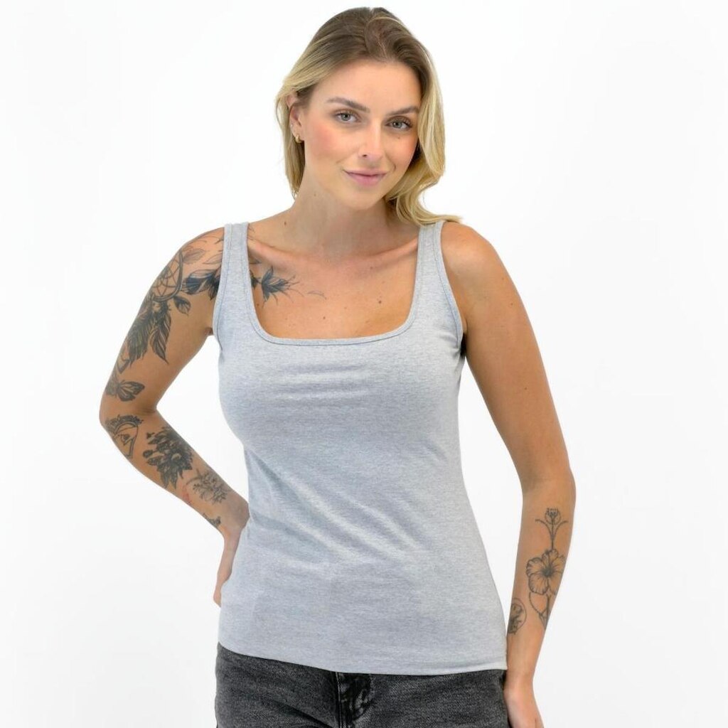Blusa Malwee Regata Básica Feminina