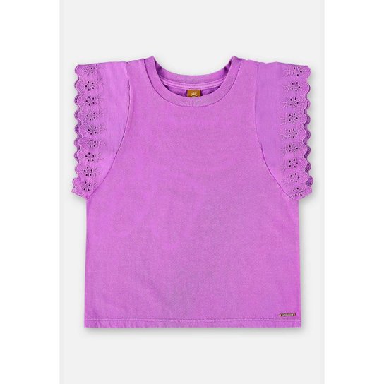 Blusa Manga Curta Básica Infantil Up Baby