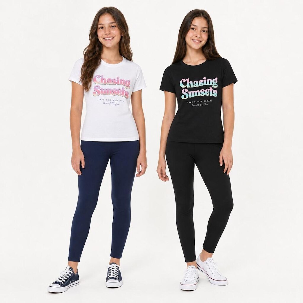 Blusa manga curta Chansing Sunsets Elian