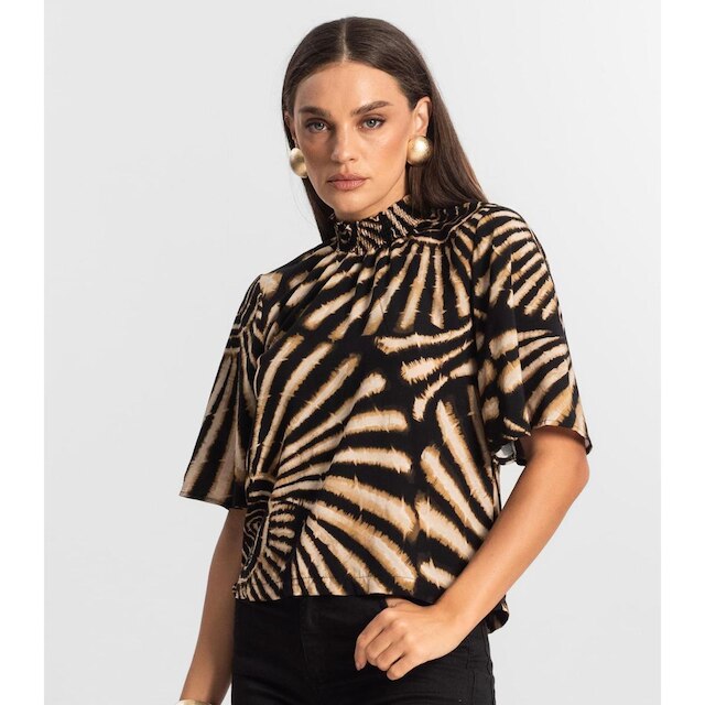 Blusa Manga Flutuante de Viscose Endless Feminino