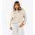Blusa Manga Longa Com Rebite Plus Size Secret Glam Bege - Bege