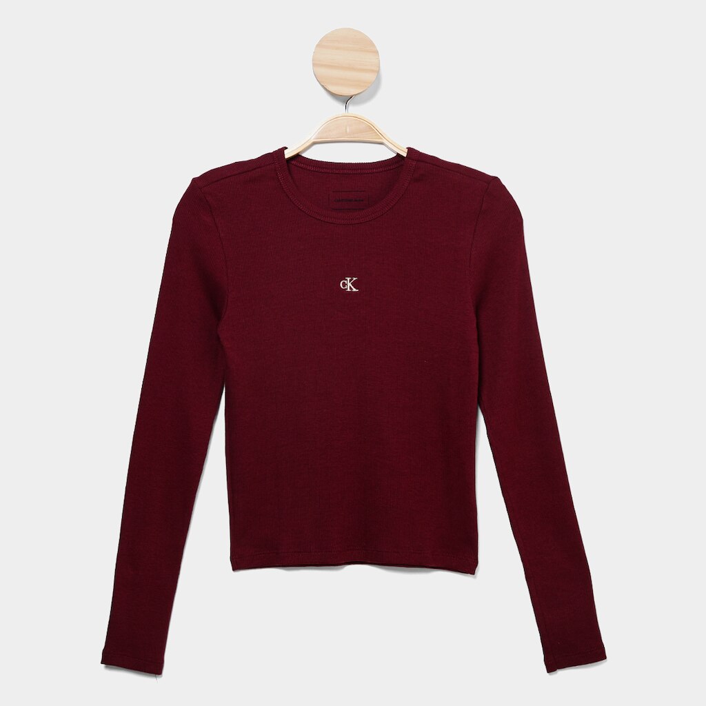 Blusa Manga Longa Infantil Calvin Klein Ribana Menina