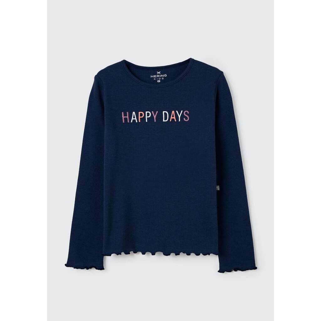 Blusa Manga Longa Infantil Menina Em Ribana Hering Kids