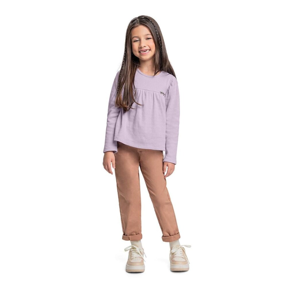 Blusa Manga Longa para Menina Quimby