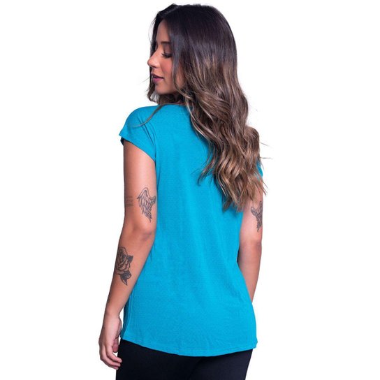 Blusa Marcela Mullet Lisa Bella Fiore Manga Roupa Para Academia Treino Moda Fitness