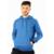 Blusa Masculina Moletom Canguru Capuz - Azul