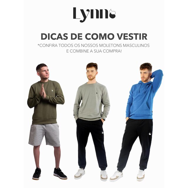 Blusa Masculina Moletom Canguru Capuz