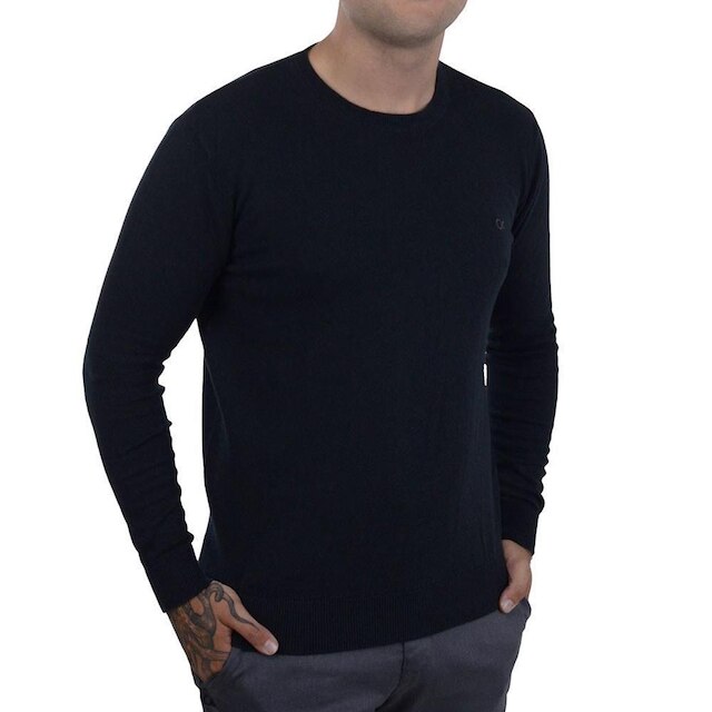 Blusa Masculina Ogochi Sueter Tricot Slim