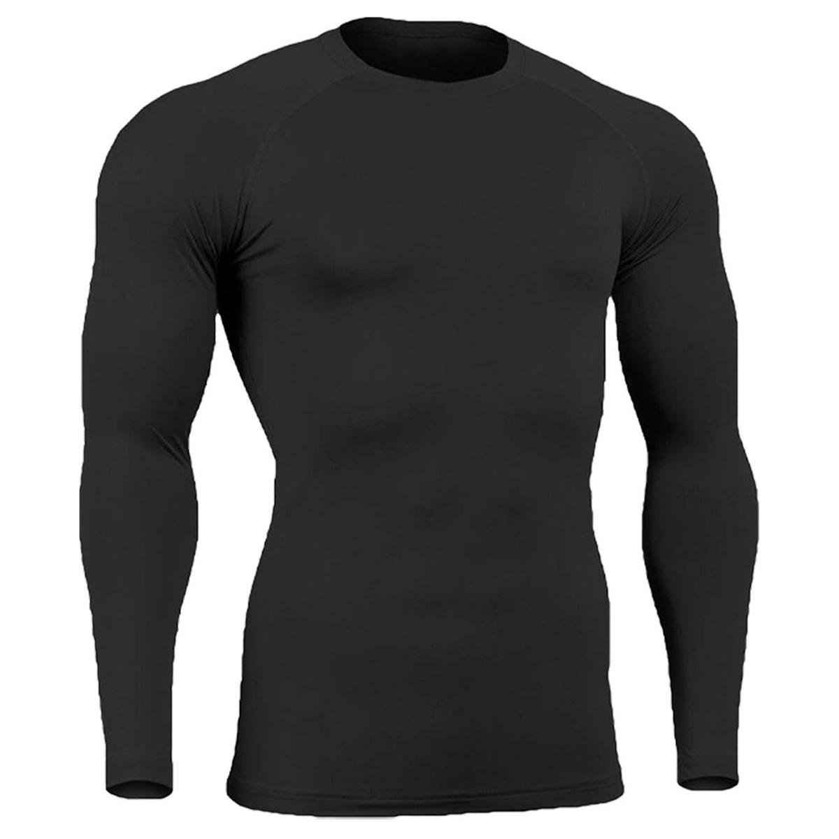 Blusa Masculina Proteção UV Segunda Pele Térmica Poliéster Manga Longa Compressão é ruim? Blusa Masculina Proteção UV Segunda Pele Térmica Poliéster Manga Longa Compressão é boa?