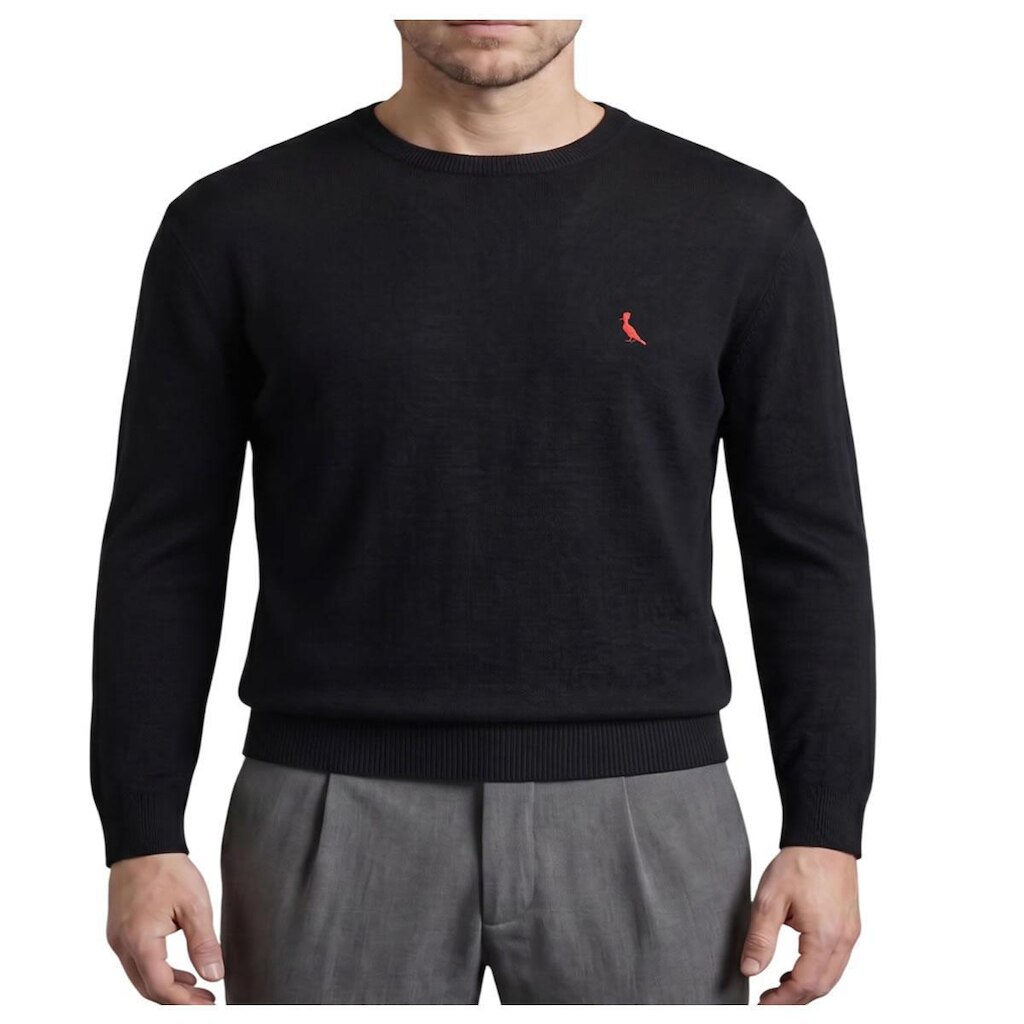 Blusa Masculina Reserva Suéter Tricot Red Bird Preta - 0101