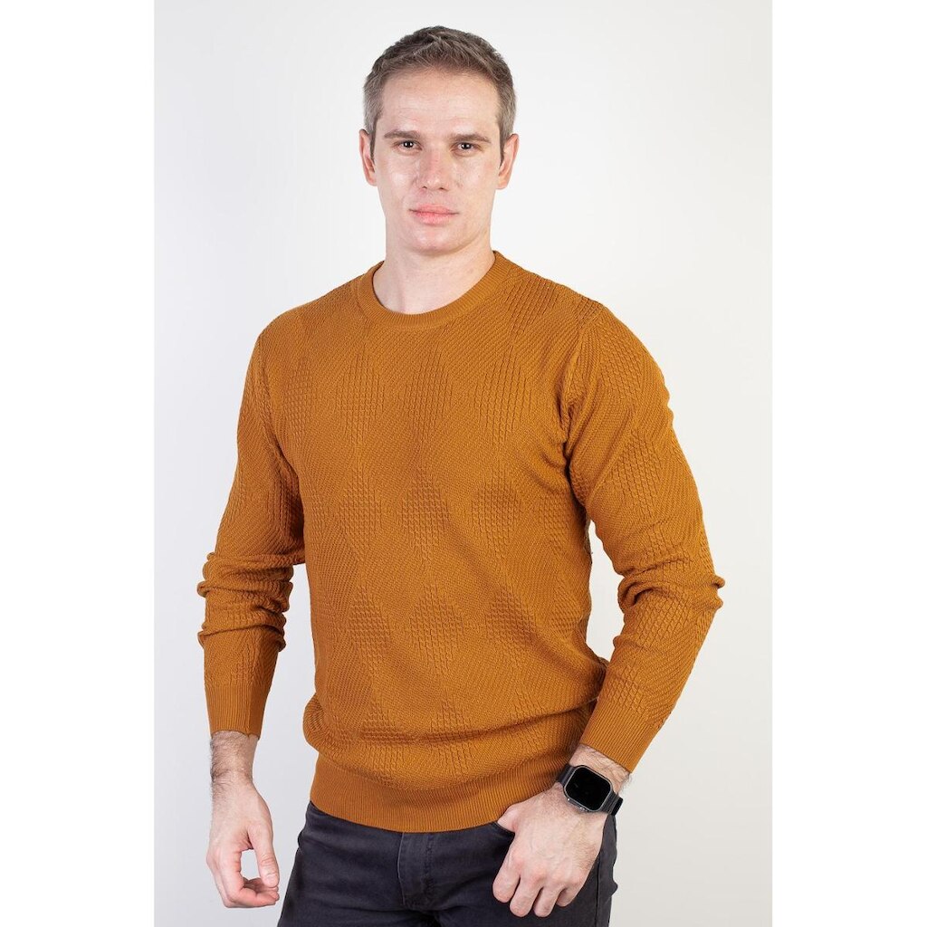 Blusa masculina trabalhada gola redonda 90216
