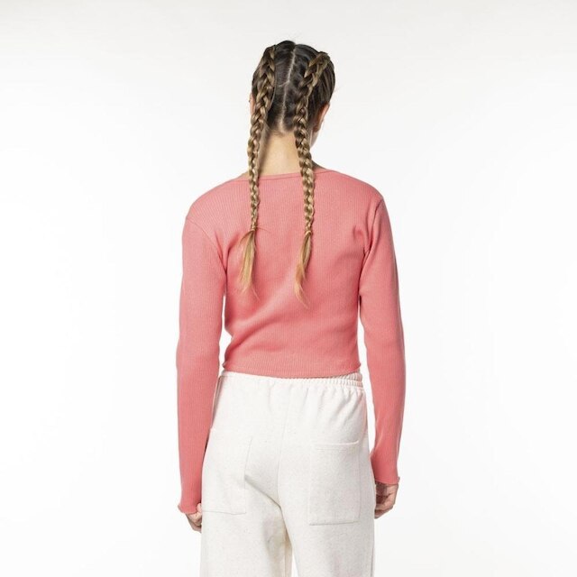 Blusa ML Fem Billabong W462A0053 Notch - Rosa Escuro