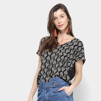 Blusa Mob Estampada Feminina