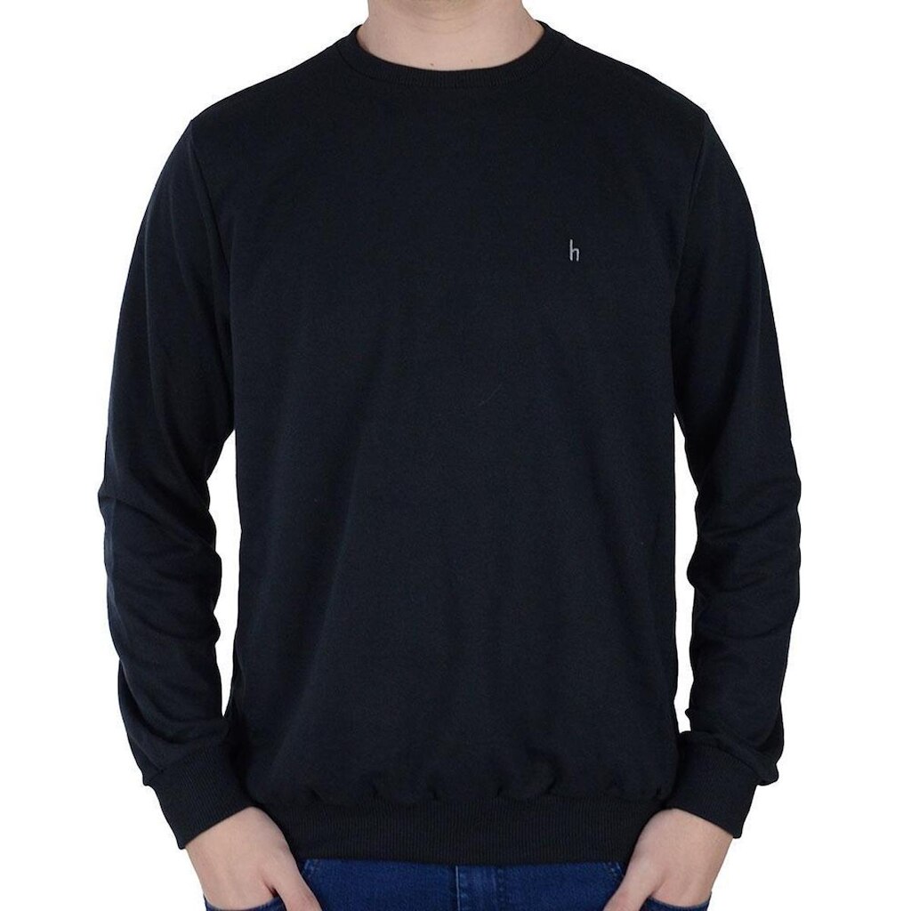 Blusa Moletinho Masculina Hirlogs Preta - 726A