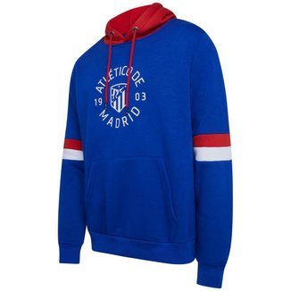 Blusa Moletom Atlético De Madrid Azul Masculino
