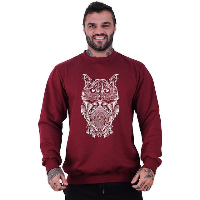 Blusa Moletom Basic MXD Conceito Sem Touca Moda Fitness De Treino