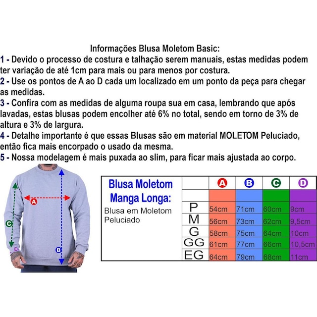 Blusa Moletom Basic MXD Conceito Sem Touca Treino De Academia Moda Fitness