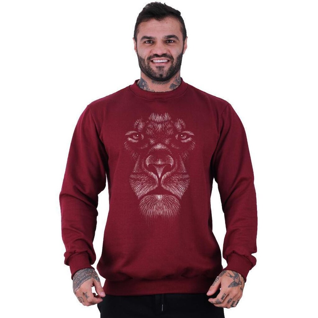 Blusa Moletom Basic MXD Conceito Sem Touca Treino De Inverno Fitness