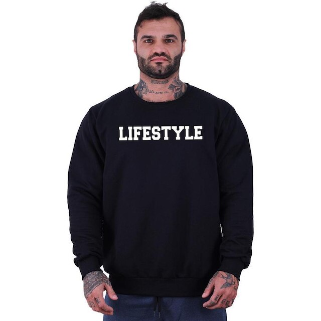 Blusa Moletom Basic MXD Conceito Sem Touca Treino Fitness Hard