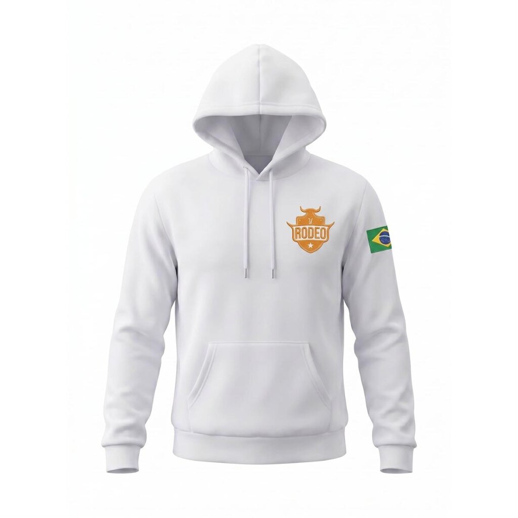 Blusa Moletom Canguru Com Capuz Masculina Inverno Estilo Country
