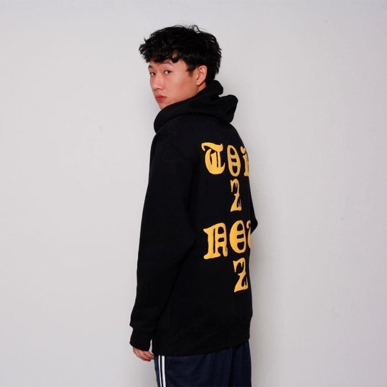 Blusa Moletom Champion X Exclusivist Script Gf89B Exscript