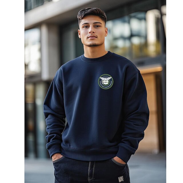 Blusa Moletom Colégio Cívico Militar Adulto Bolso Embutido