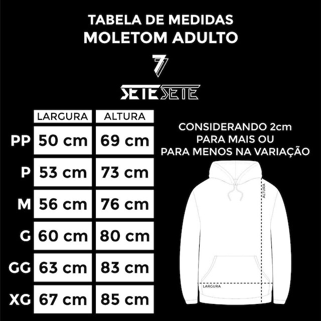 Blusa Moletom Colégio Cívico Militar Adulto Bolso Embutido