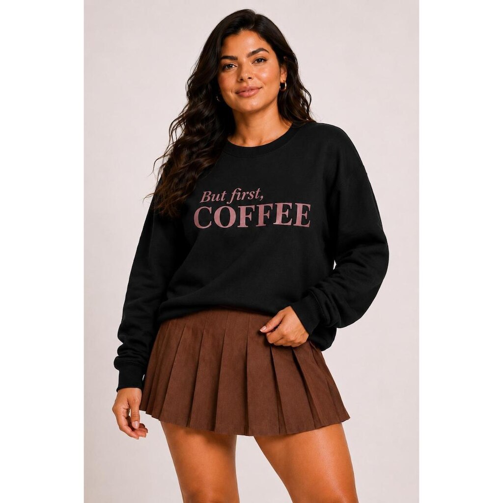 Blusa Moletom D Bell Outlet Fashion Estampada Preto Origem do produto conforme ICMS
