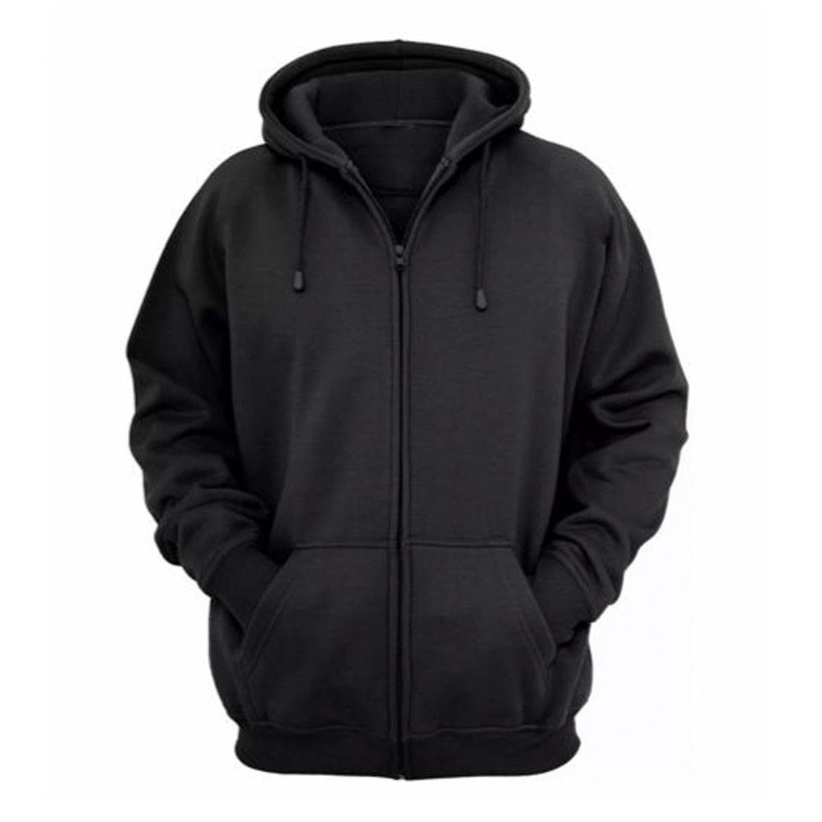 Blusa Moletom De Ziper Com Capuz Flanelado - Preto é ruim? Blusa Moletom De Ziper Com Capuz Flanelado - Preto é boa?