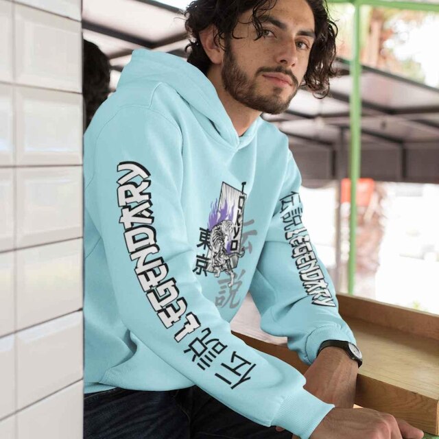 Blusa Moletom Estampado Casual Legendary