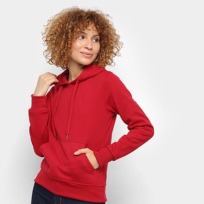 crimson red moletom com capuz