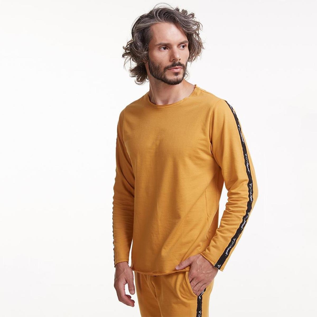 Blusa Moletom Fechado Brohood Amarelo P - Amarelo Menor preço em Blusa Moletom Fechado Brohood Amarelo P - Amarelo