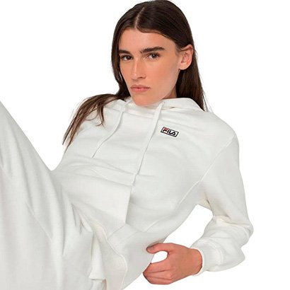 Blusa Moletom Fila Heritage Essential Com Capuz Feminino - Feminino