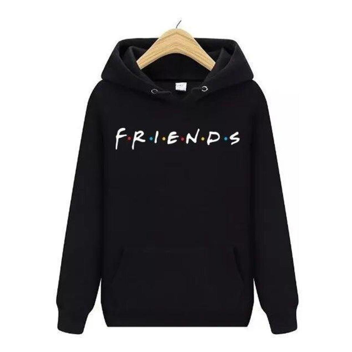 Blusa Moletom Friends Amigos Canguru em Algodão Unissex - Preto é ruim? Blusa Moletom Friends Amigos Canguru em Algodão Unissex - Preto é boa?