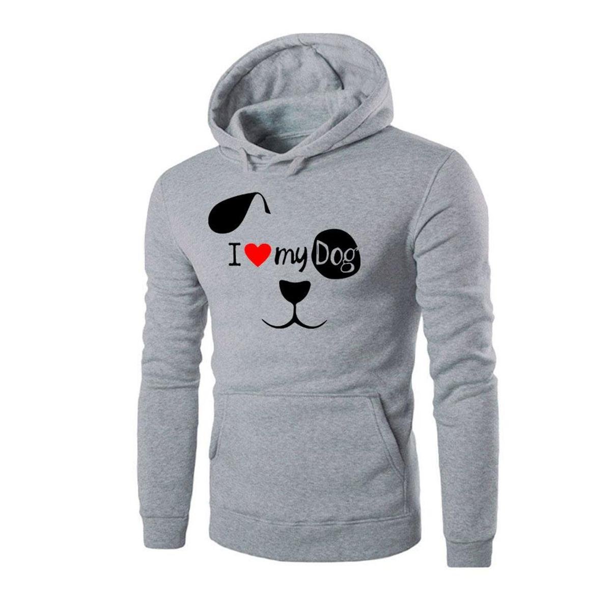 i love my dog moletom com capuz